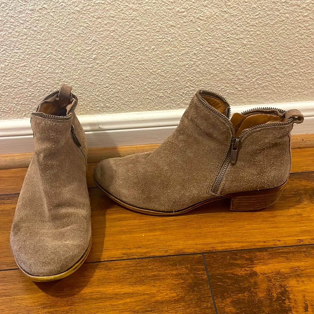 Luck Brand Suede Booties